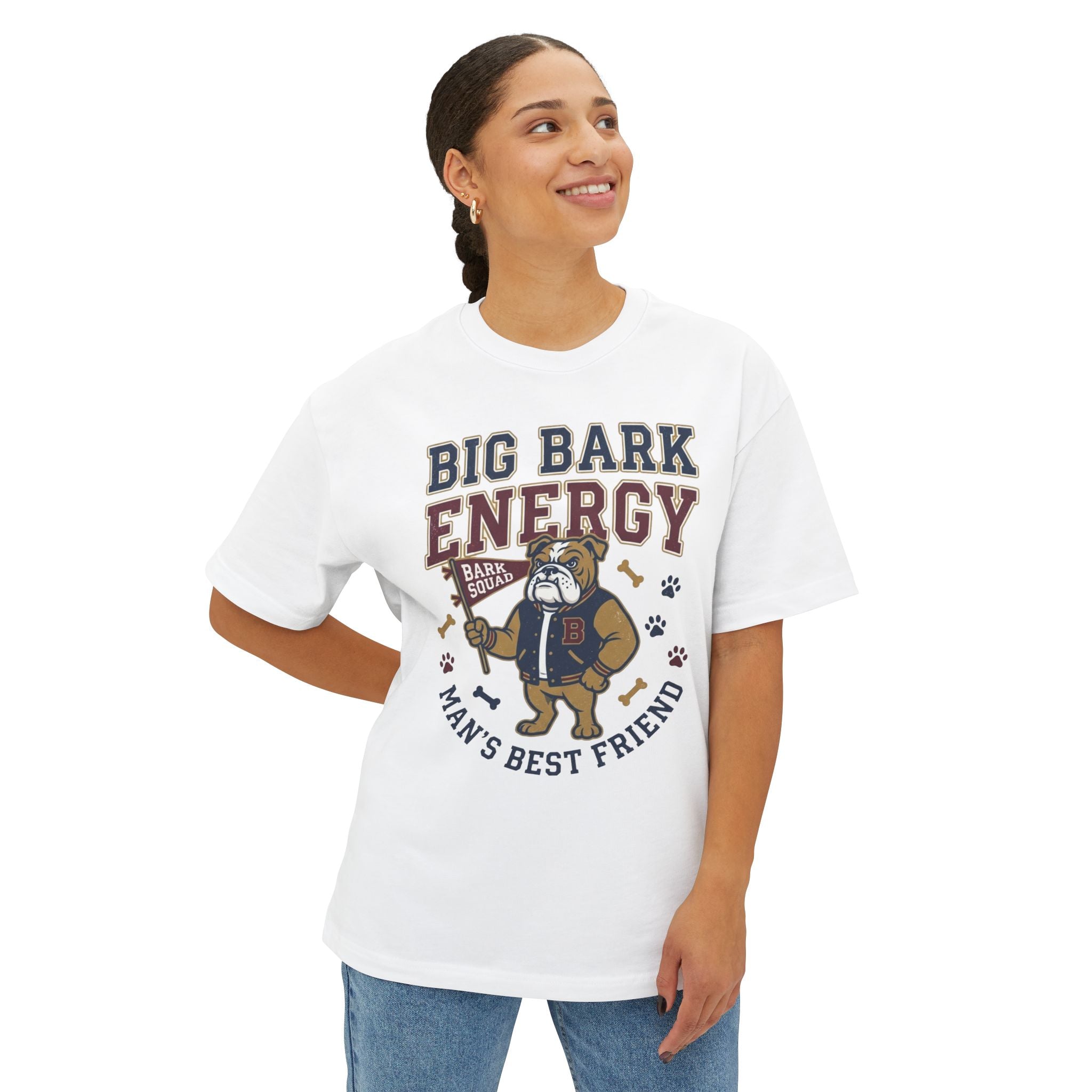 Big Bark Energy T-Shirt — "Man's Best Friend" Graphic Tee