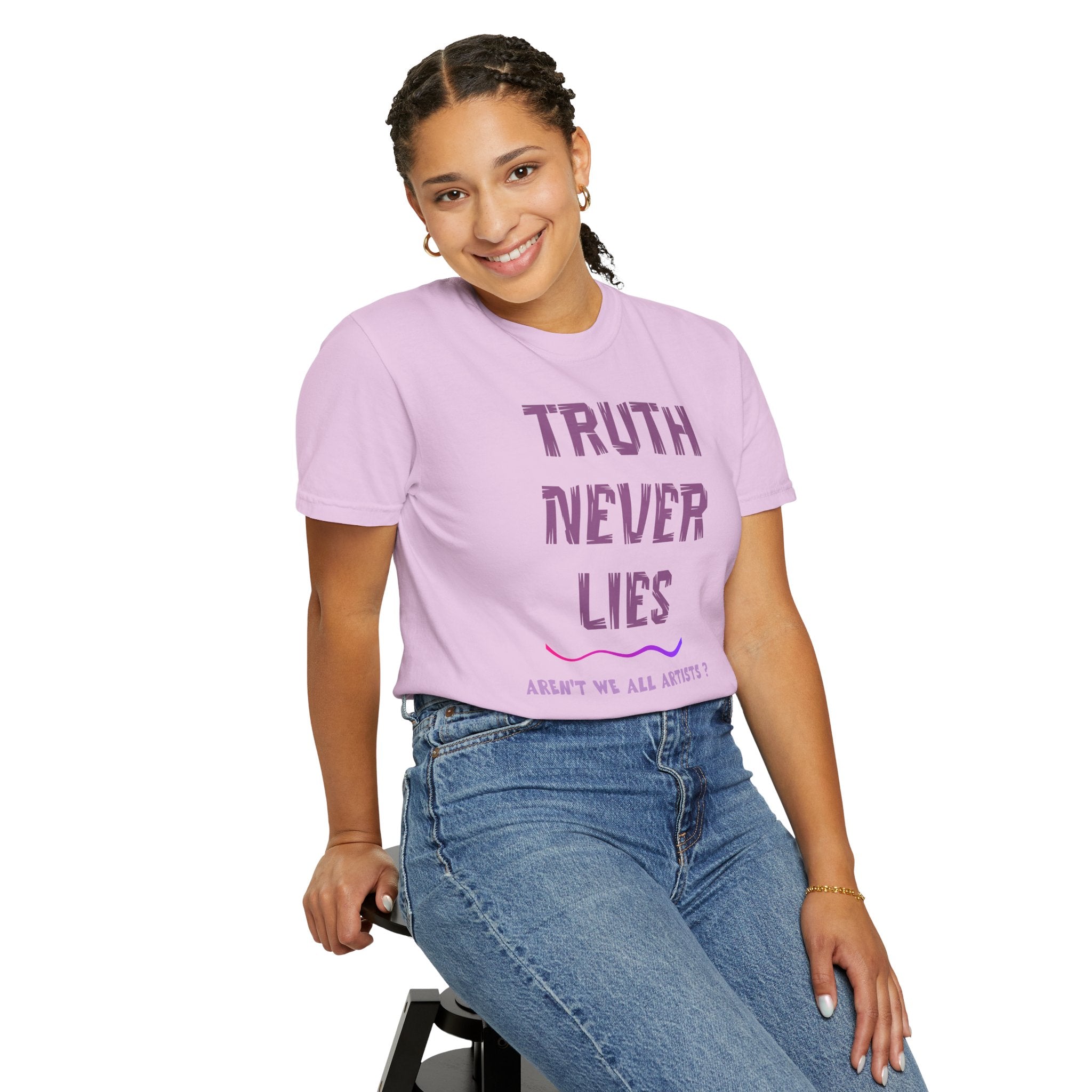 T-shirt Truth Never Lies Artistic T-Shirt – Inspirational Artist Statement Tee