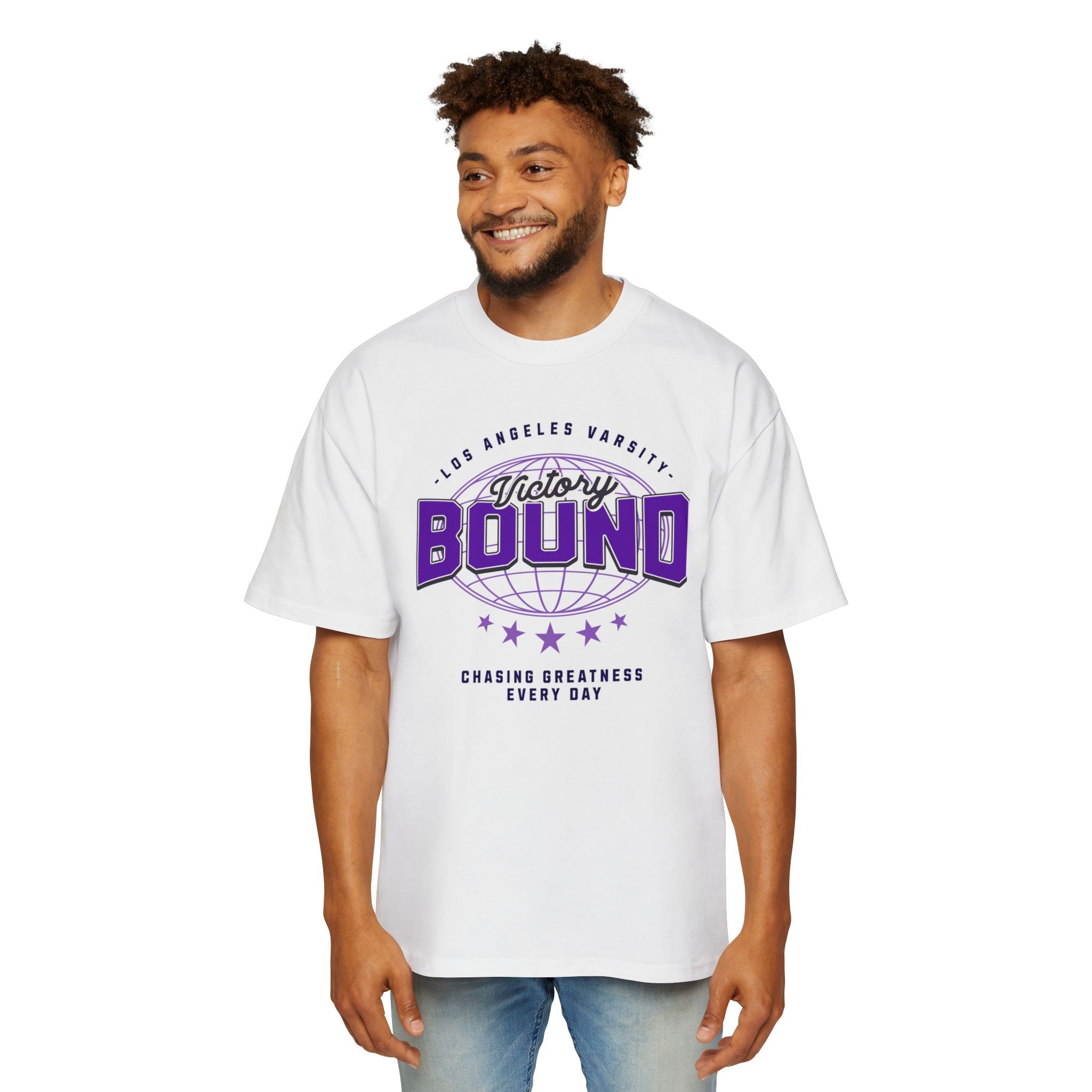 Victory Bound Tee — Los Angeles Varsity Basketball Graphic Shirt