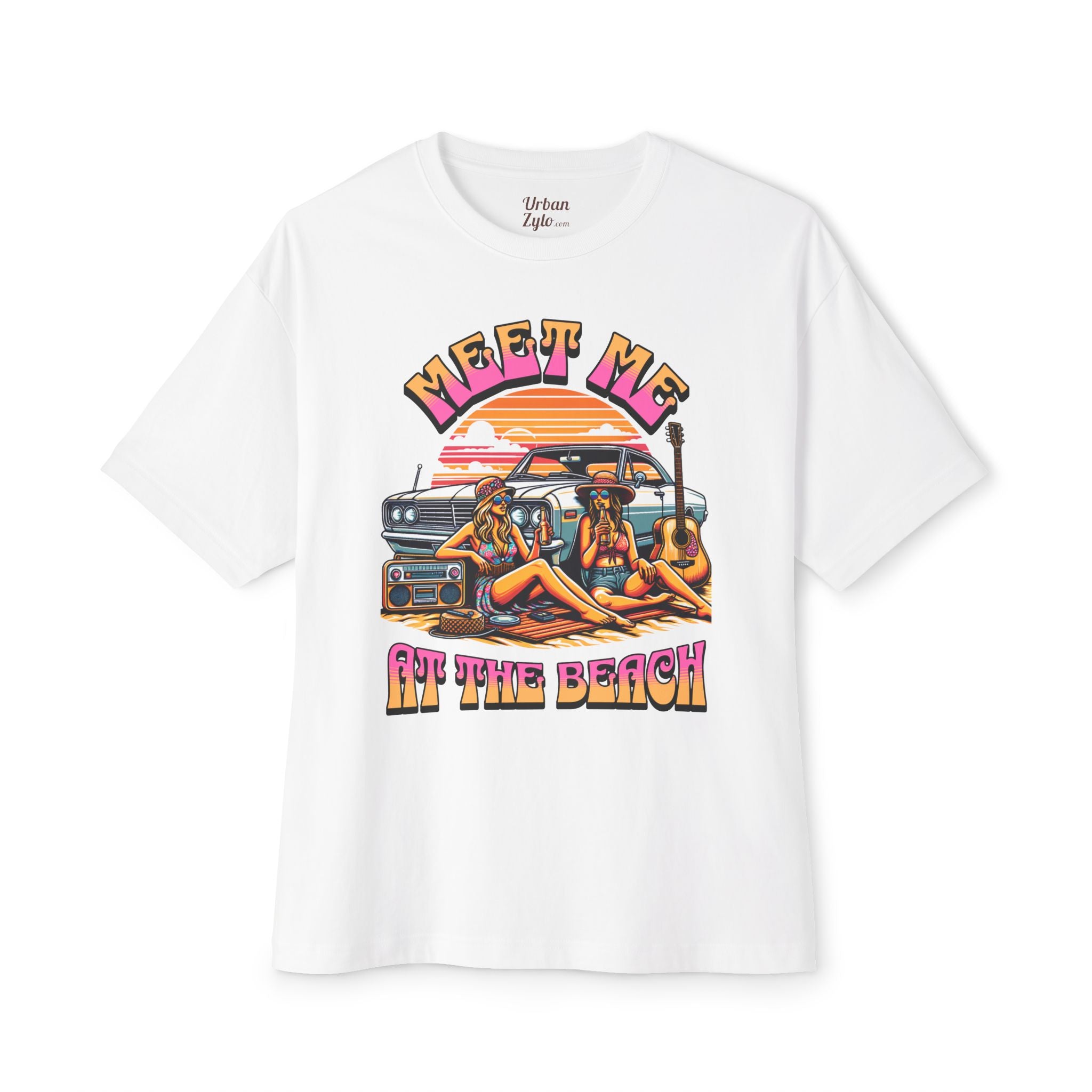 Beach Vibes Tee — "Meet Me at the Beach" Graphic T-Shirt