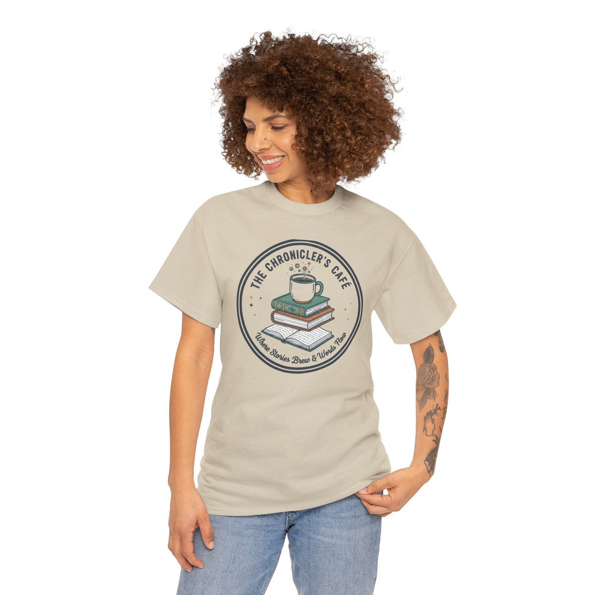 The Chroniclers Cafe Logo Tee
