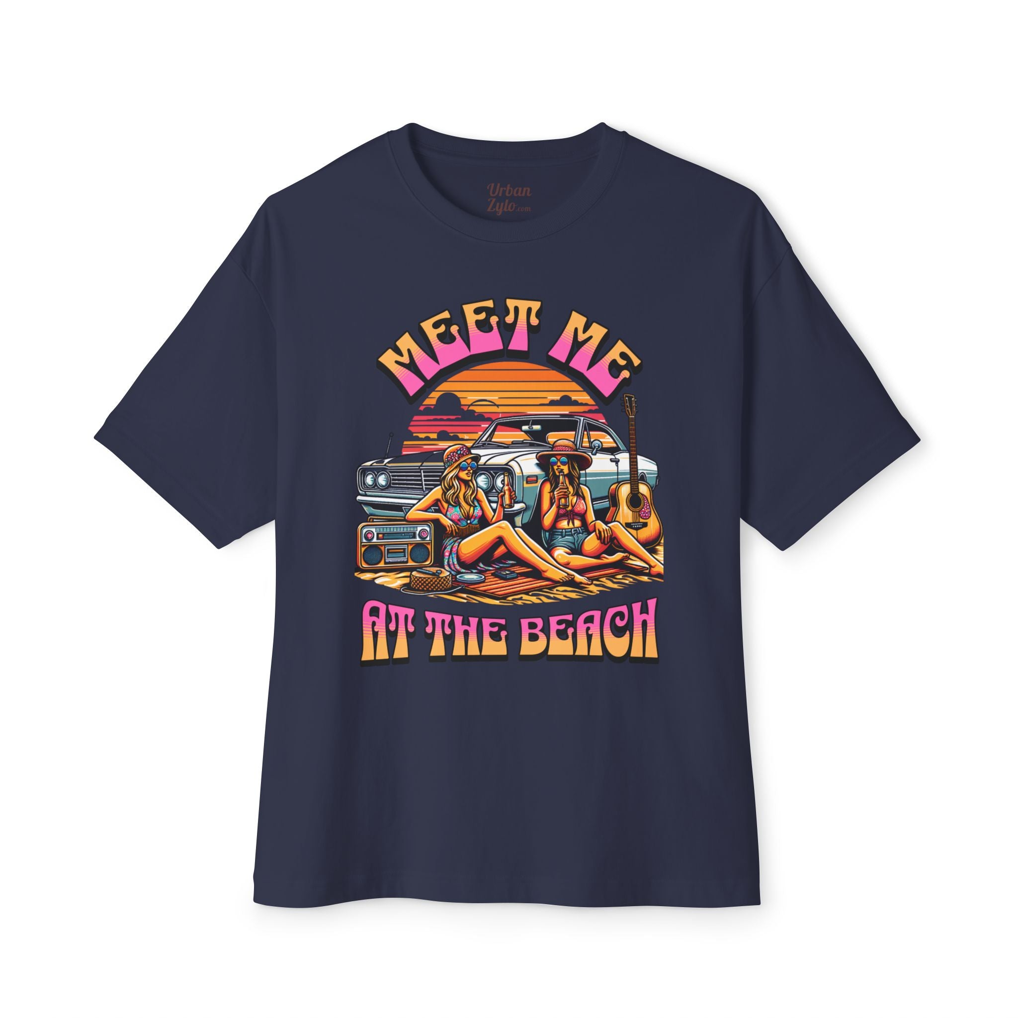 Beach Vibes Tee — "Meet Me at the Beach" Graphic T-Shirt