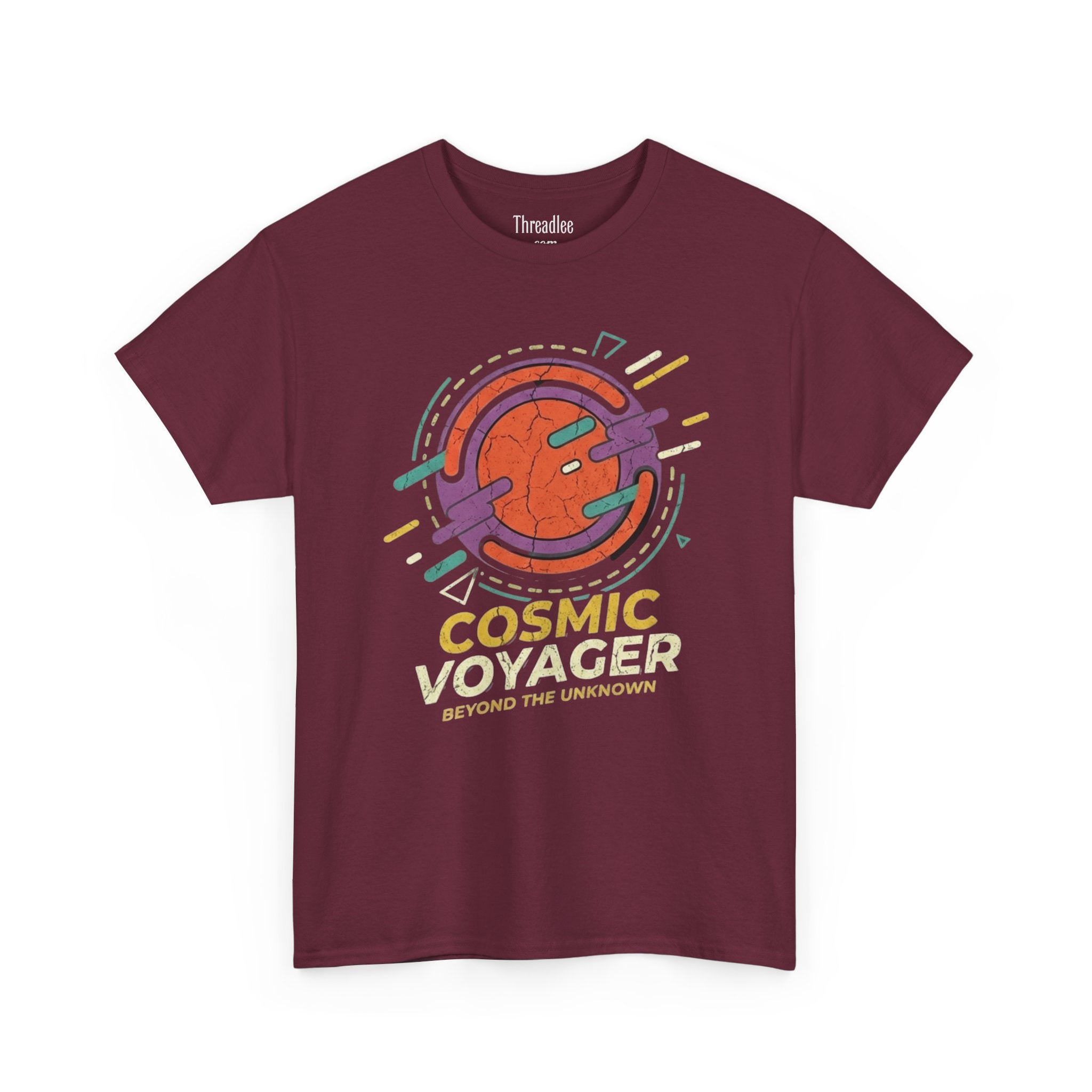 Cosmic Voyager Tee — Retro Space Unisex Graphic T-Shirt ('Beyond the Unknown')