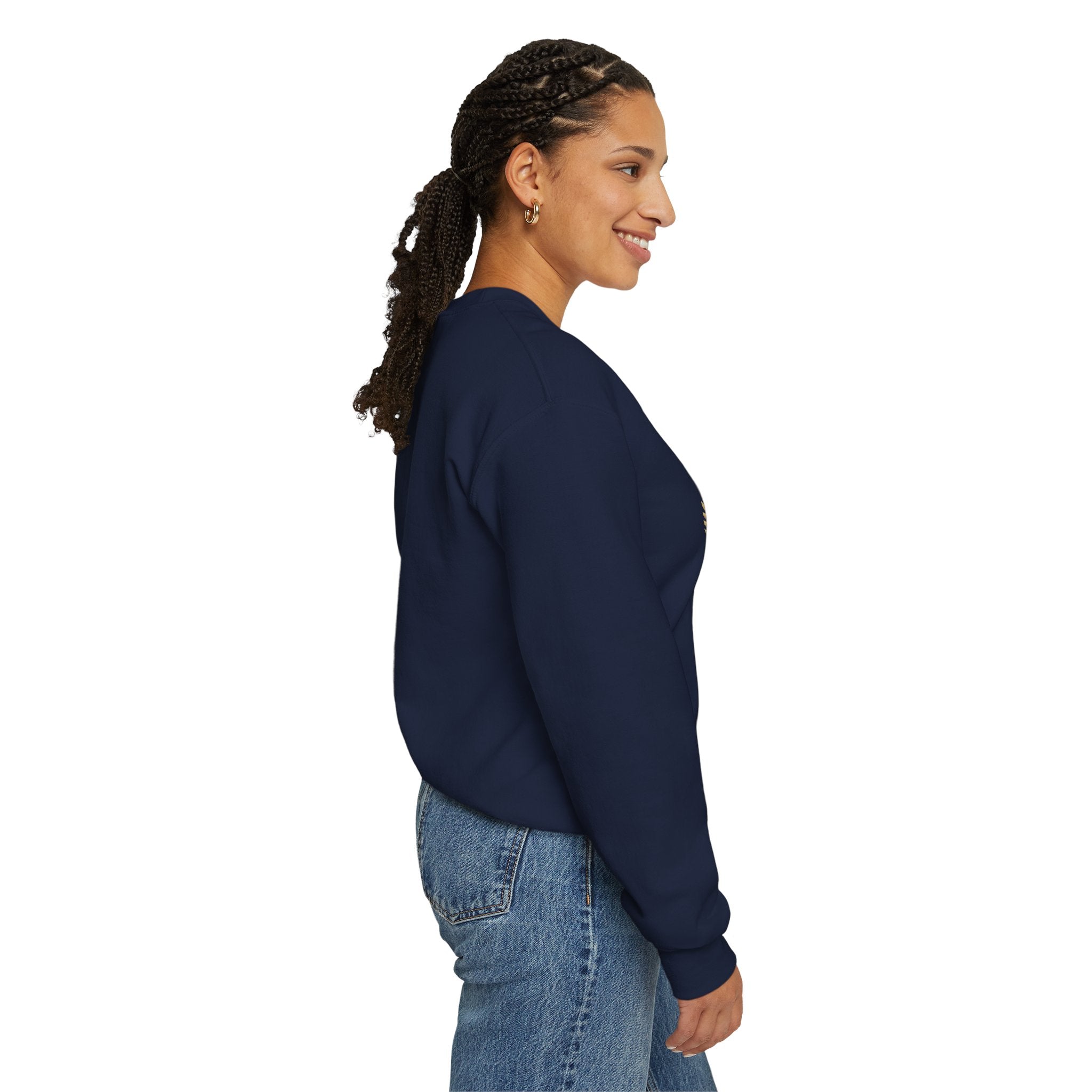 California Los Angeles Crewneck Sweatshirt — Vintage Cityscape & Laurel Crest
