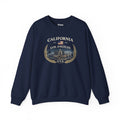 California Los Angeles Crewneck Sweatshirt — Vintage Cityscape & Laurel Crest
