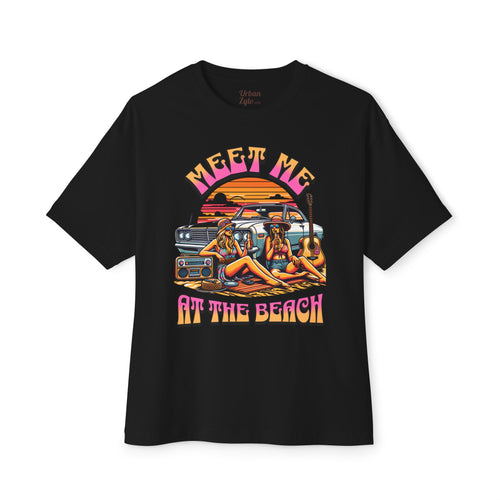 Beach Vibes Tee — "Meet Me at the Beach" Graphic T-Shirt
