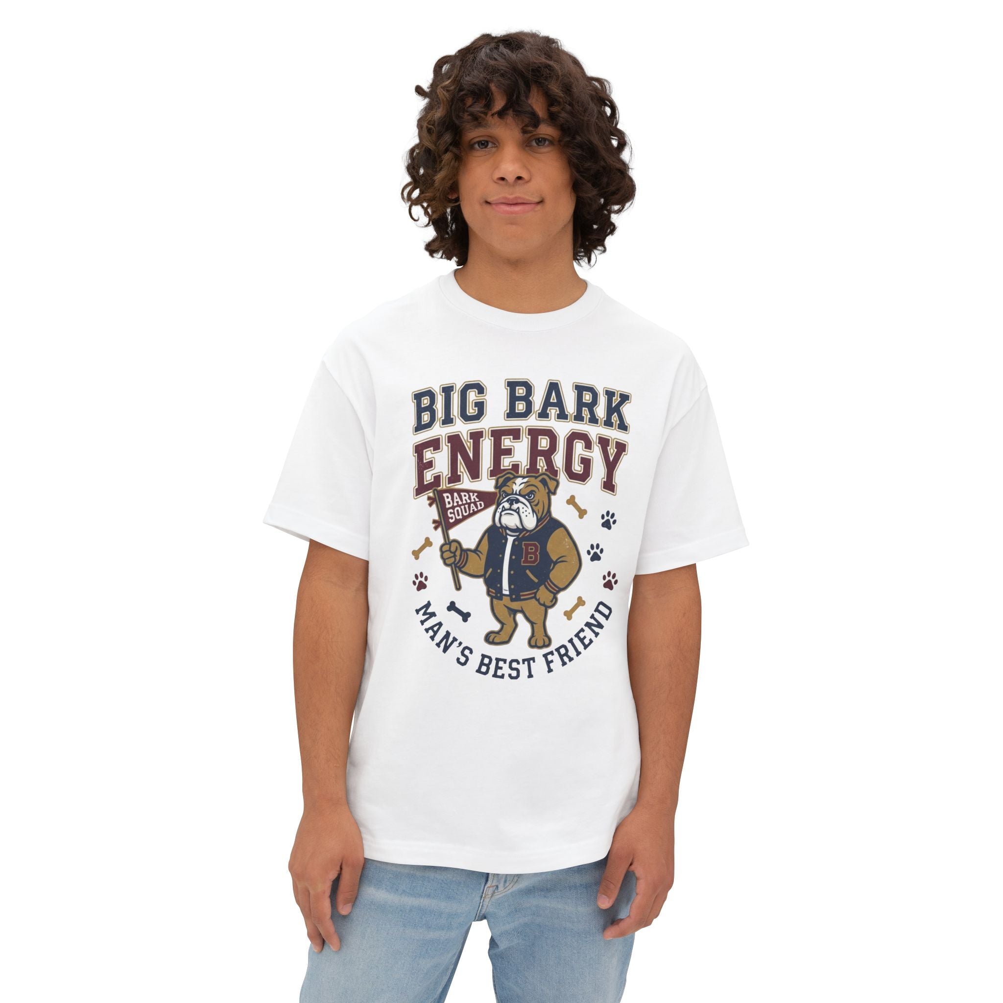 Big Bark Energy T-Shirt — "Man's Best Friend" Graphic Tee